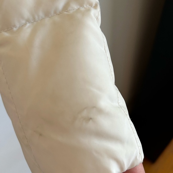 *Super Warm* Eddie Bauer 100% Goose Down White Puffer Jacket - Picture 12 of 17
